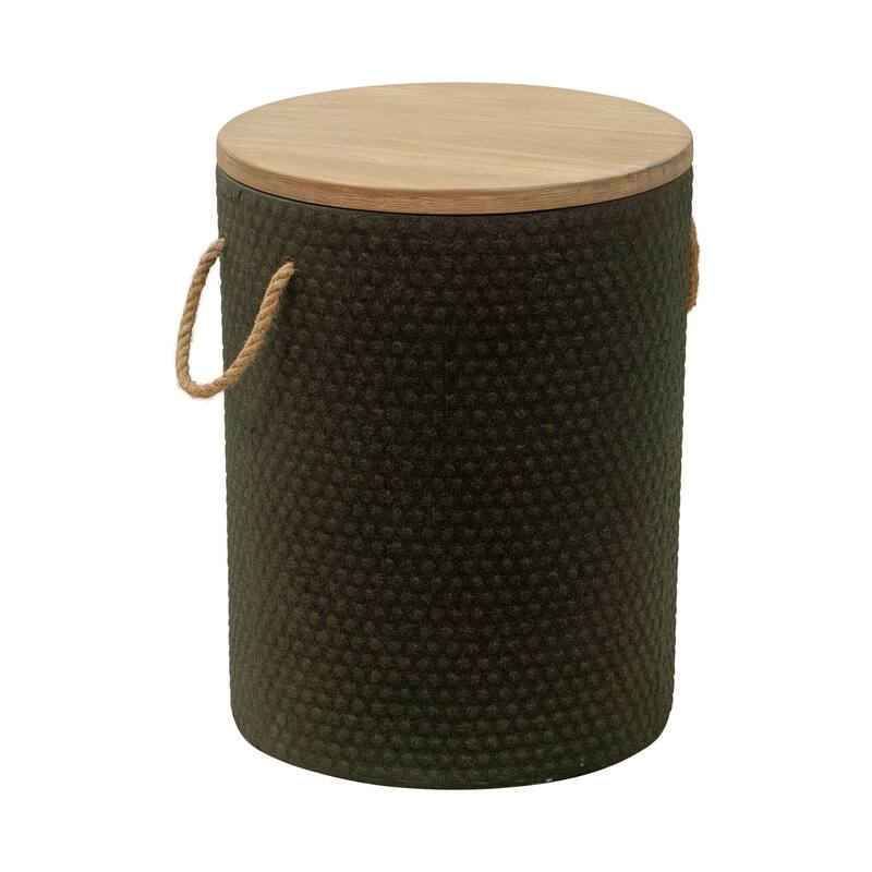 Beban Side Table Natural & Black - Natural/Black