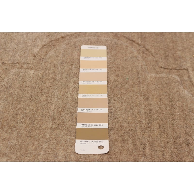 Kashkuli Gabbeh Tan Rug 8'2" x 11'1" - 8'2 x 11'1