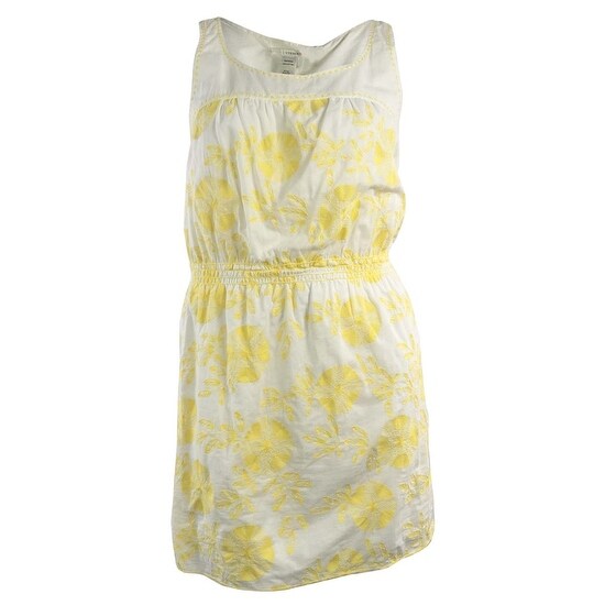 Shop Studio M Women S Monica Embroidered Cotton Sundress Ivory