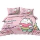 preview thumbnail 2 of 11, 3-Piece Unicorn Watermelon Duvet Cover Set for Queen Size Bedding