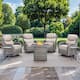 Option Grey Wicker Gray Cushion