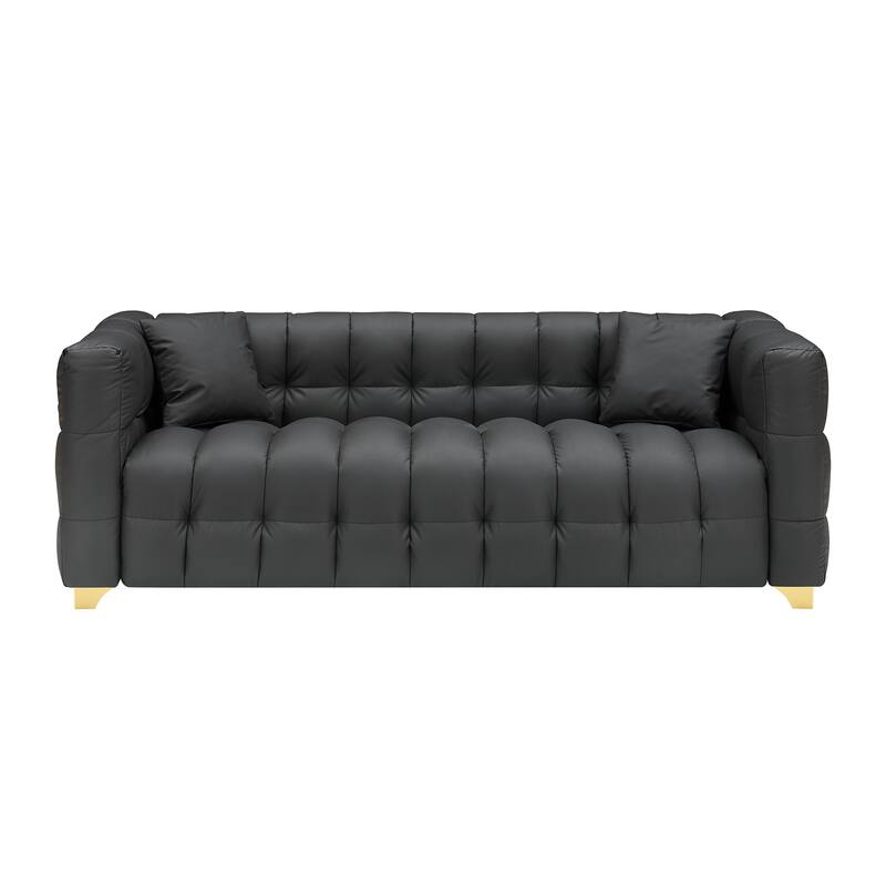 80 inches long, 21.7 inches deep, American body structure, technology fabric sofa, 3 seats waterproof and stain-proof