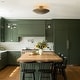 preview thumbnail 3 of 9, Vintage 4-Light Antique Brass Semi-Flush Mount Ceiling Light - Antique Brass - 17.7-in W x 7.5-in H