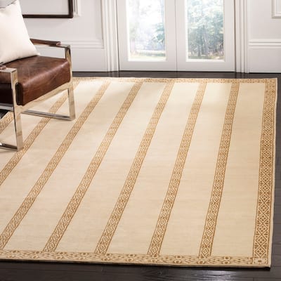 SAFAVIEH Couture Hand-knotted Sigurlaug Wool/ Silk Rug