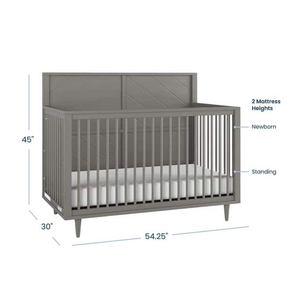 dimension image slide 1 of 2, Surrey Hill 4-in-1 Convertible Crib