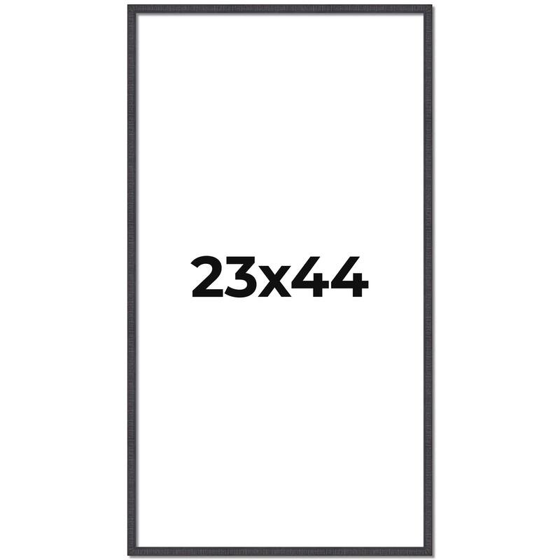 23x44 Frame Brown Solid Wood Picture Frame - Complete Modern Photo