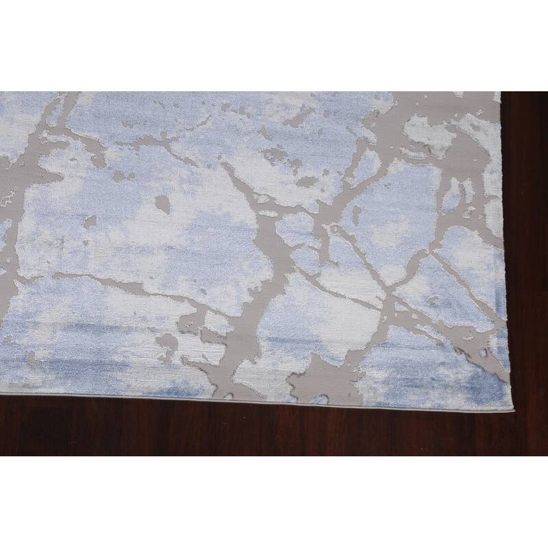 Turkish Oriental Abstract Transitional Rug Contemporary Carpet