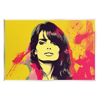 Stupell Modern Penelope Cruz Wall Plaque Art Design by Birch&Ink - Bed