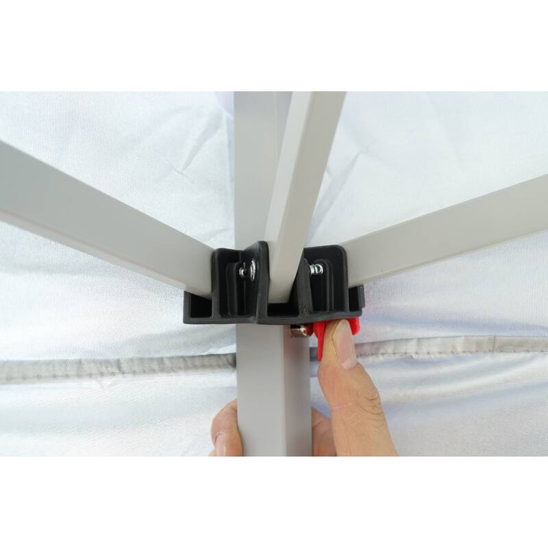 Outdoor 10x 10Ft Pop Up Gazebo Canopy Tent Removable Sidewall with Zipper, 2pcs Sidewall with Windows,with 4pcs Weight sand bag