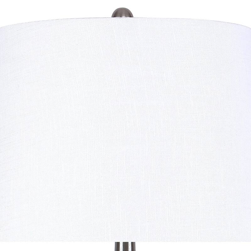 Flint 30.75" Metal Table Lamp with USB (Set of 2)