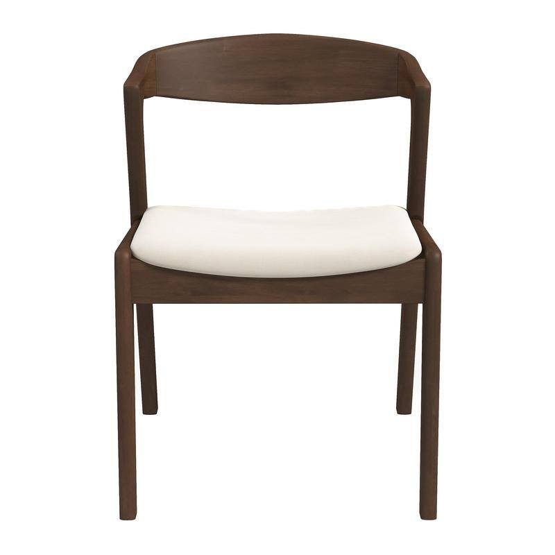 Spruce & Spring Modern Upholstered Dining Chairs Set with Solid Wood Frame Kitchen Side Chairs