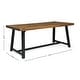 preview thumbnail 18 of 18, Roomfitters Outdoor Expandable Dining Set 7 Piece Acacia Wood Table Stackable Chairs