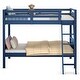 preview thumbnail 34 of 33, Costway Twin Over Twin Bunk Bed Convertible 2 Individual Beds Wooden