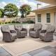Option 4 Pieces Swivel Chairs