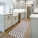 preview thumbnail 80 of 173, Gertmenian Crystal Print Soft Flat Pile Polyester Slip Resistant Washable Indoor Printed Area Rug Collection