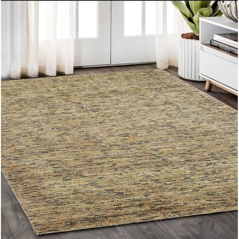 HomeRoots Solid Color Modern Rectangle Area Rug - 96.06 in. x 59.84 in.  x 0.47 in.