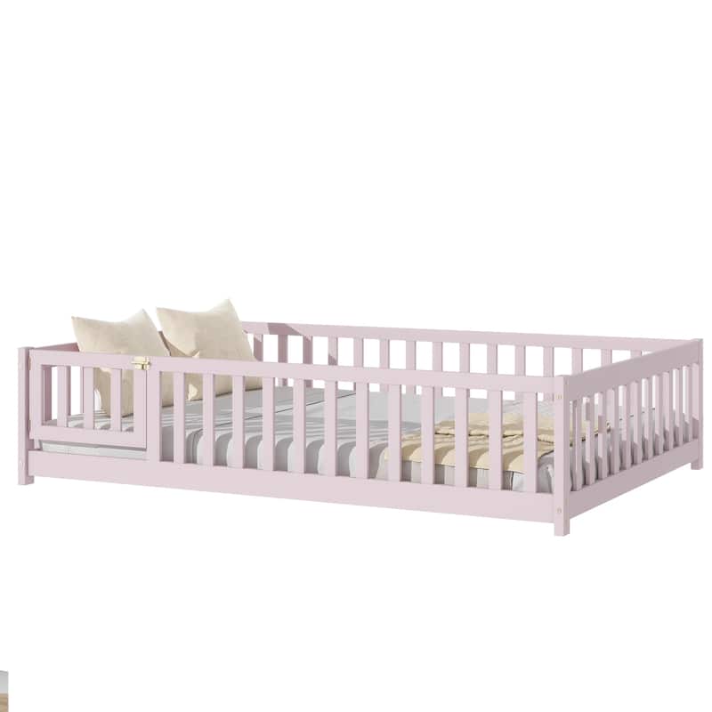 Floor Bed with Fence and Door