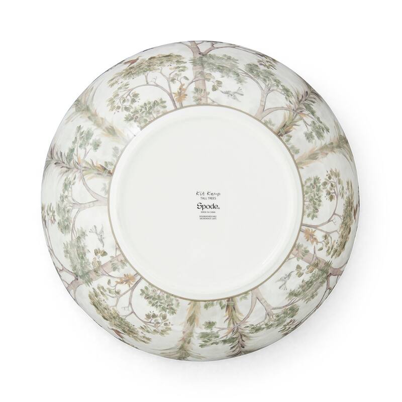 Spode Kit Kemp Tall Trees Serving Bowl - 10-inch