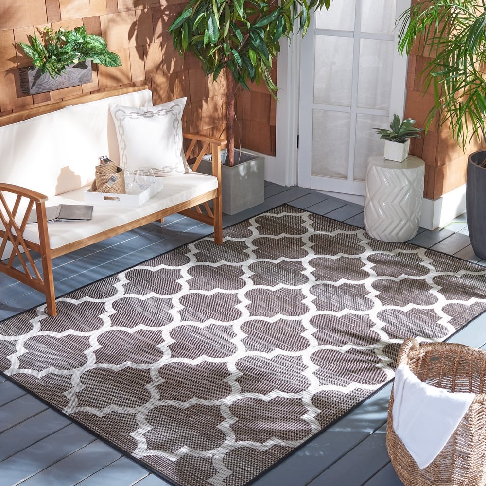 SAFAVIEH Havana Quirien Trellis Indoor/ Outdoor Waterproof Rug