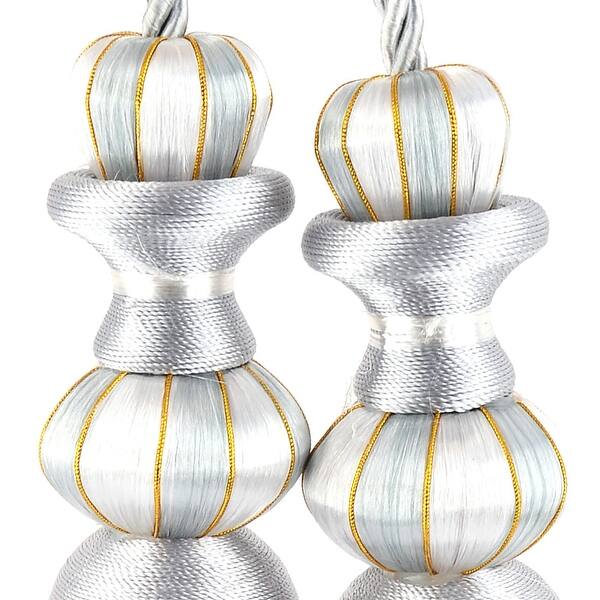 Shop Unique Bargainsnylon Weaving Ball Decor Window Tiebacks Rope