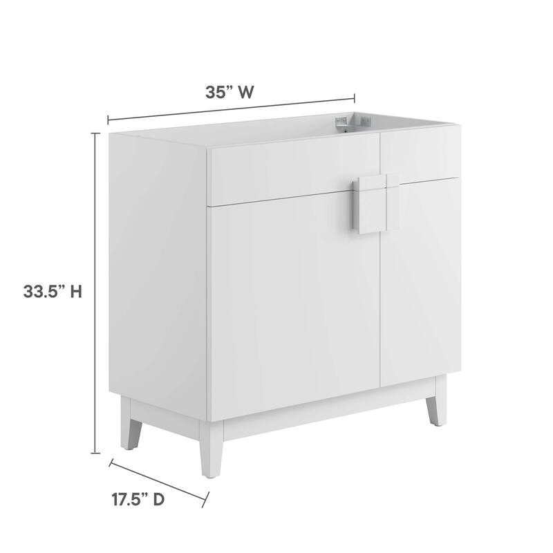 Miles 36" Bathroom Vanity Cabinet (Sink Basin Not Included) - 36