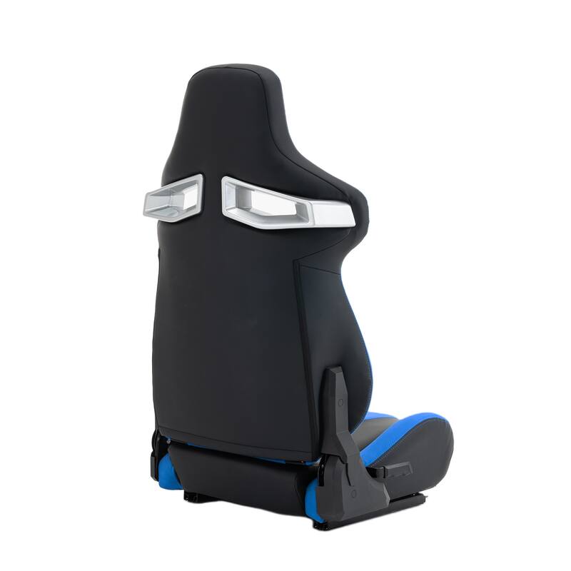 Universal PVC Bucket Style Reclinable Sport PU Leather Simulator Racing Seat with Adjustable Lock Slide