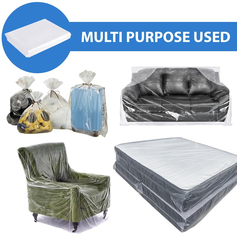 Mattress Bag for Moving & Storage, Heavy-Duty Mattress-Protector Cover, Waterproof Mattresses Storage Bags, Tear Resistant