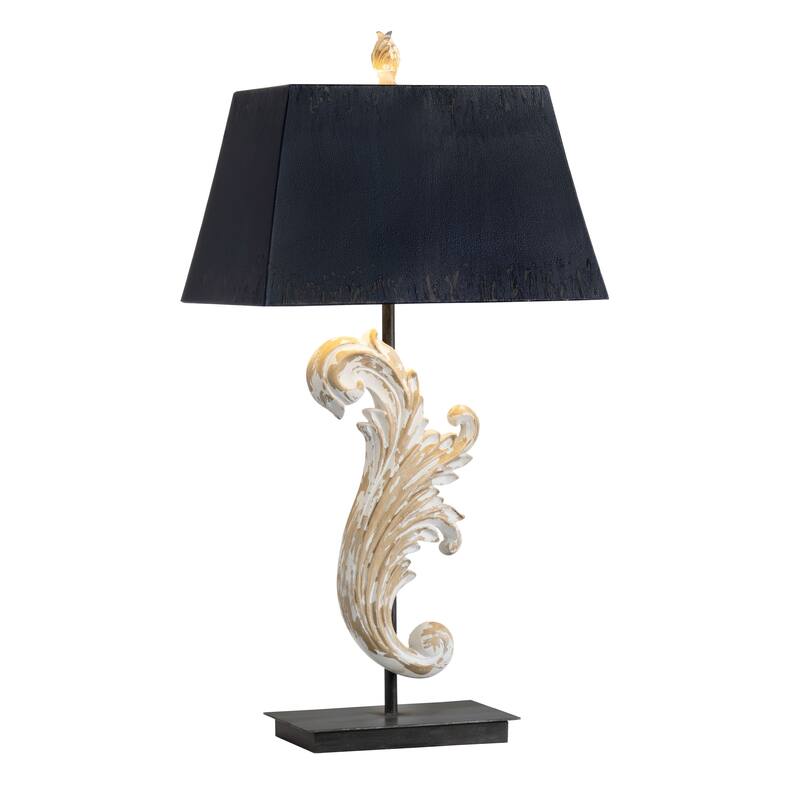 Paxton 32" Table Lamp with Metal Tapered Rectangular Shade, Beige - Set of 2