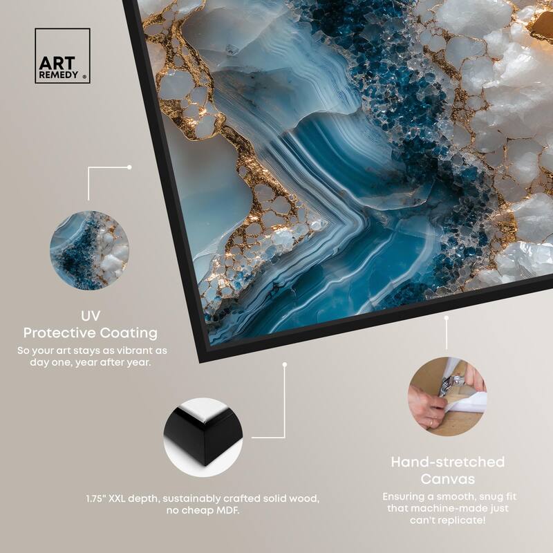Lapis River Canvas by Art Remedy