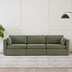 preview thumbnail 130 of 179, Mia Oversized Modular Sectional Fabric Sofa