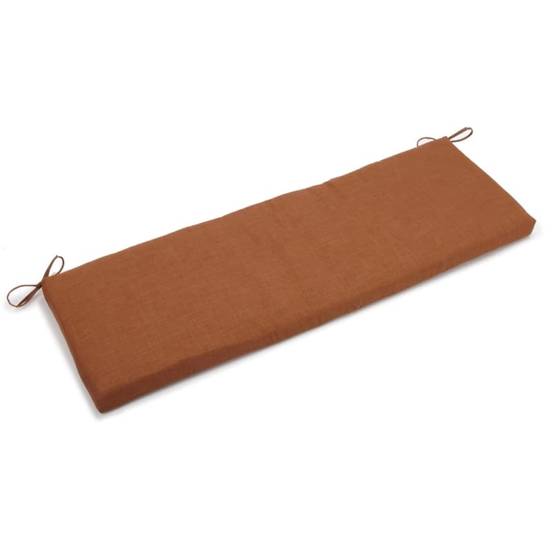 Indoor/Outdoor Bench Cushion (57-, 60-, or 63-inches wide) - 57" wide - Mocha
