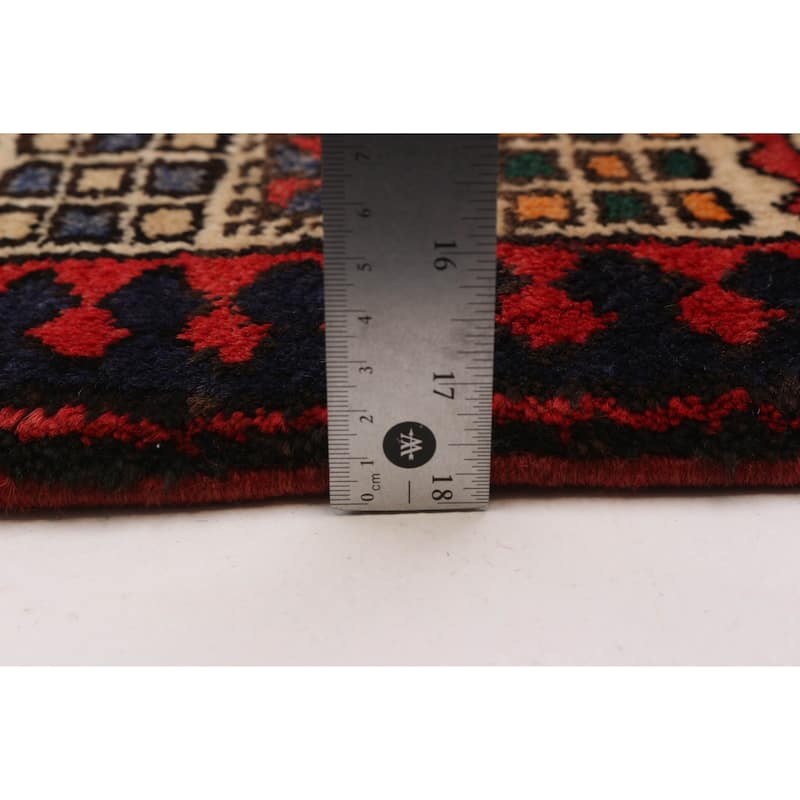 ECARPETGALLERY Hand-knotted Konya Anatolian Red Wool Rug - 3'11 x 10'9