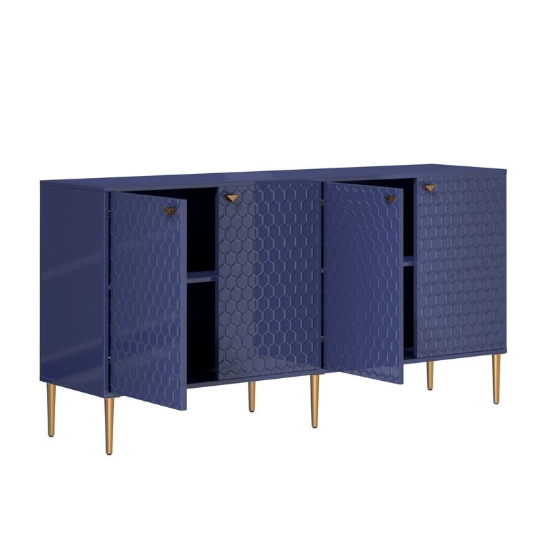 four-door cabinet