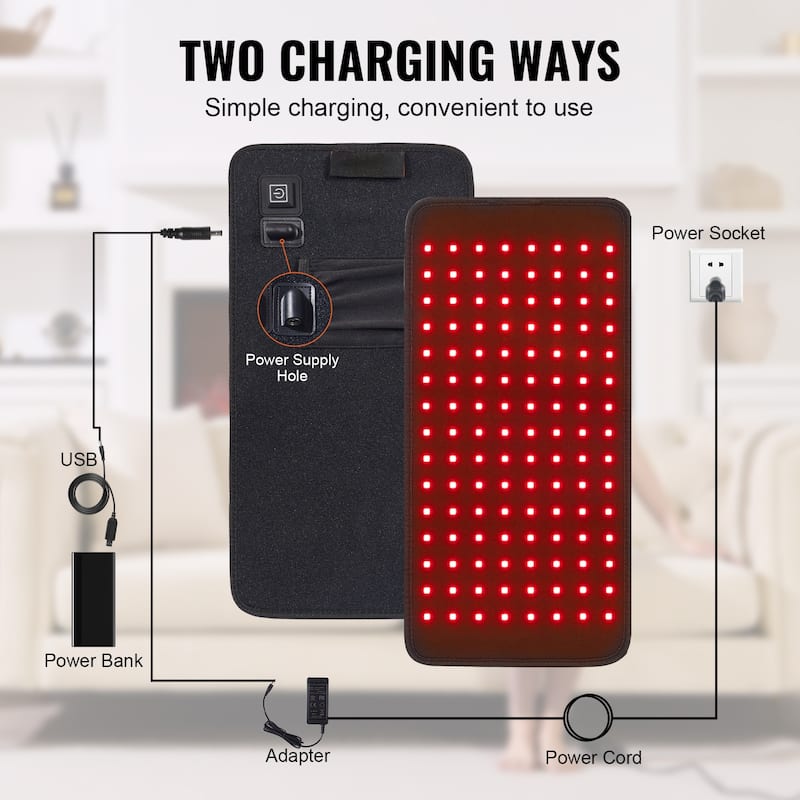 Red Light Therapy Mat for Body for Pain Relief, Skin Healt