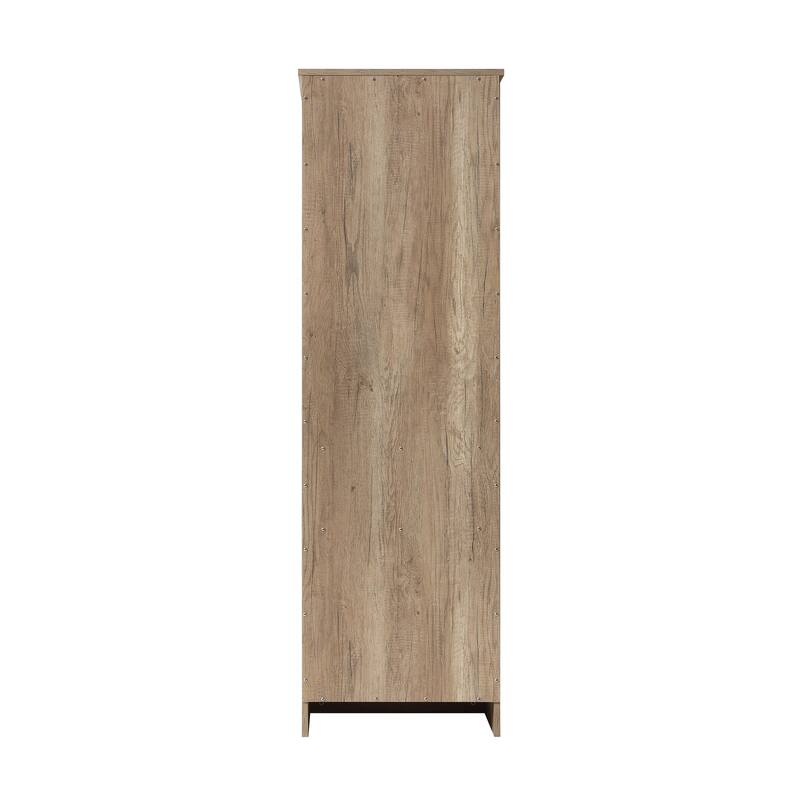 Fresco 16-28 Inch Bath Storage Glass Cabinet