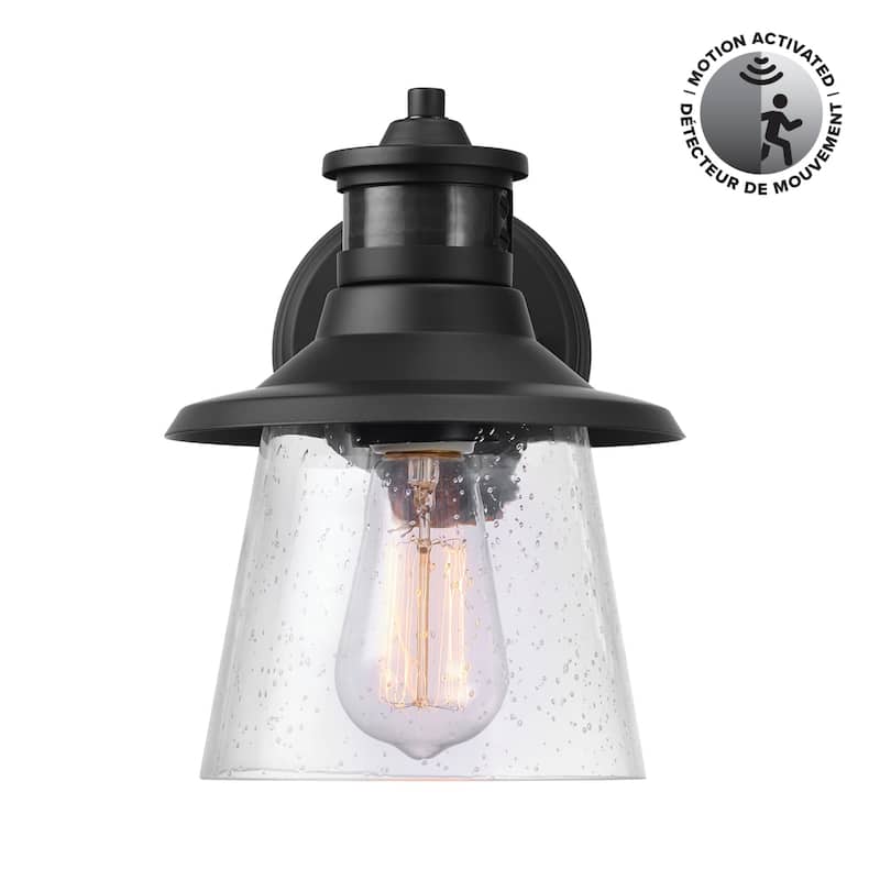 Globe Electric 91007495 Juno 10" Tall Outdoor Wall Sconce - Matte Black