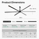 preview thumbnail 11 of 42, 240"/264"/288" HVLS Industrial Ceiling Fan 120V 1-Phase with Aluminum Blades for Warehouse, Factory, Gym, Barn