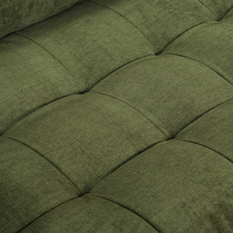Poly & Bark Napa Fabric 98" Corner Sectional Sofa