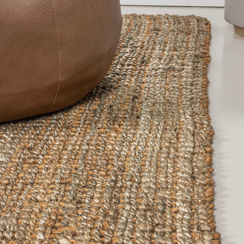 JONATHAN Y Cyrus Traditional Rustic Handwoven Jute Solid Natural Area Rug