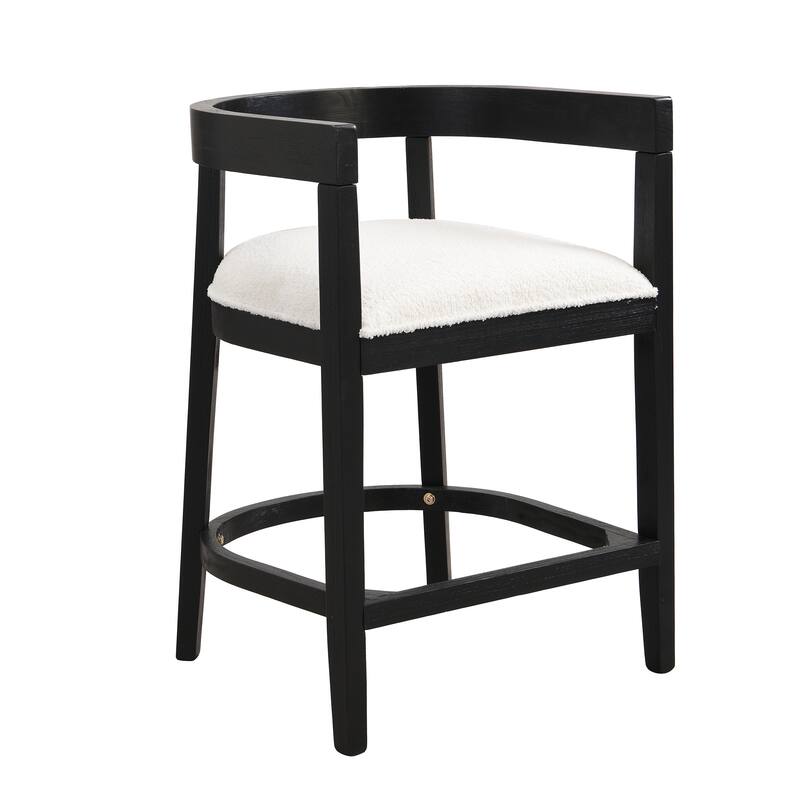 Timel Rubberwood Counter Stool (Set of 2) by Christopher Knight Home