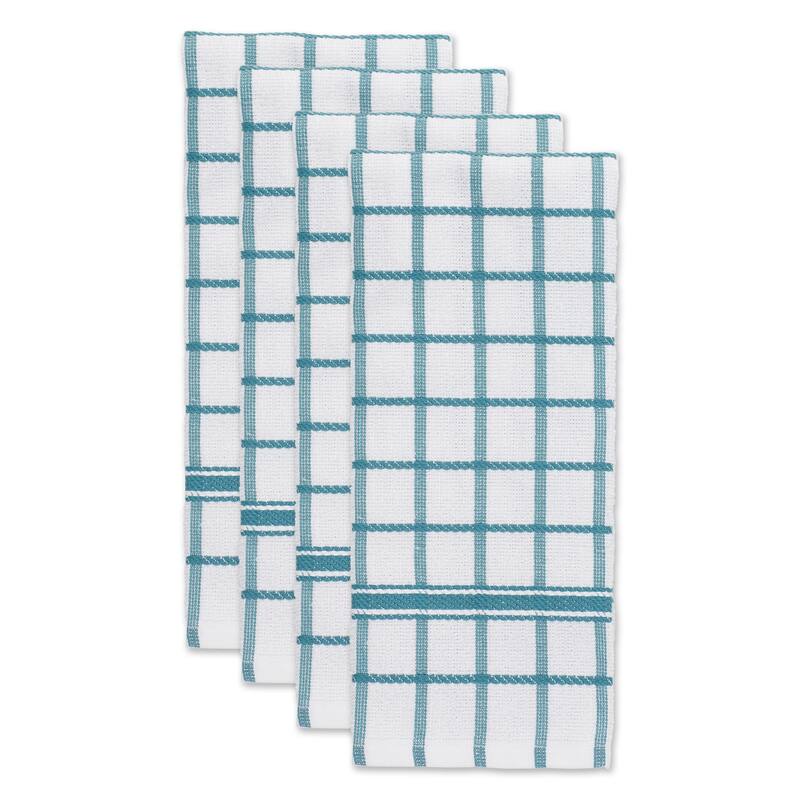 DII Artichoke Windowpane Terry Dishtowel (Set of 4)