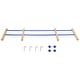 preview thumbnail 2 of 6, vidaXL Backrest for Snow Sledge Removable Backrest for Toboggan Wooden Sledge - 38.8" x 6.3" x 0.1"