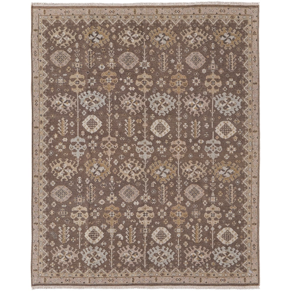 Grand Bazaar Aleska Hand Knotted Oriental Traditional Area Rug