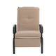 Outdoor Adjustable Cushioned Metal Patio Recliner Lounge Chair