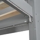 preview thumbnail 7 of 25, Wood Gaming Loft Bed with LED, Desk, Cabinets, Clothes Rack聽