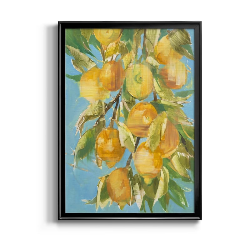 LOVELY LEMON Premium Framed Canvas - Ready to Hang