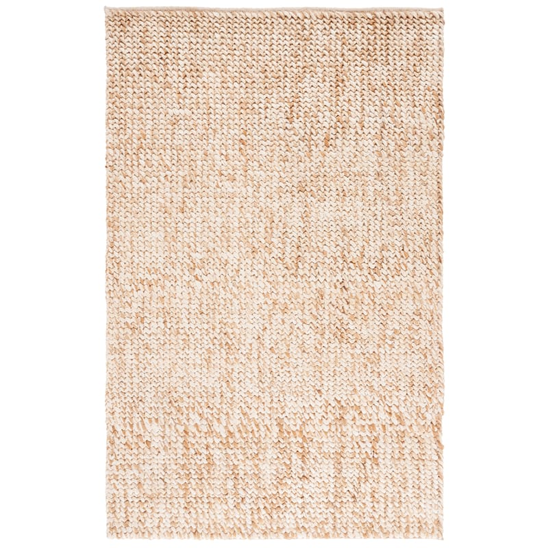 SAFAVIEH Hand-Woven Natural Fiber Marti Casual Jute Rug - 3' x 5' - Natural/Bleach