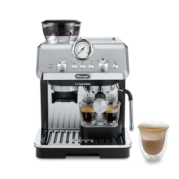 Espresso Machine with Grinder, Milk Frother, 1450W, Barista Kit - Bean to Cup  Coffee & Cappuccino Maker,Stainless Steel, Black - Bed Bath & Beyond -  41320489