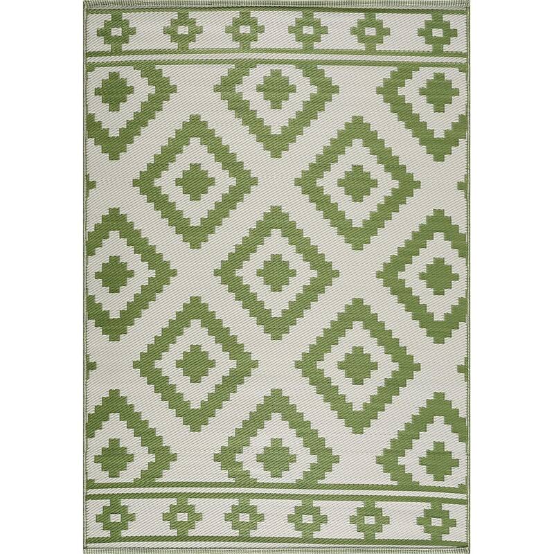 Milan Lightweight Reversible Recycled Plastic Outdoor Floor Mat/Rug