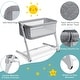 preview thumbnail 9 of 29, Babyjoy Baby Side Bedside Sleeper Washable Mattress Height Adjustable